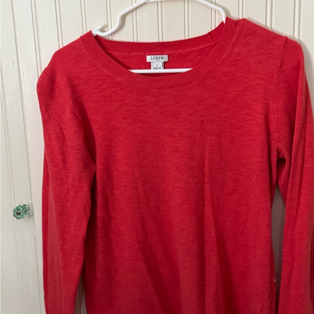 J.Crew Red Sweater
